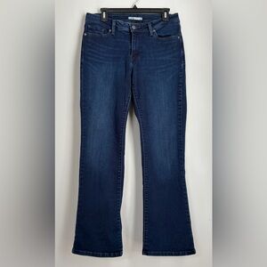 Levi's 529 Curvy Bootcut Dark Blue Jeans, Size 12
